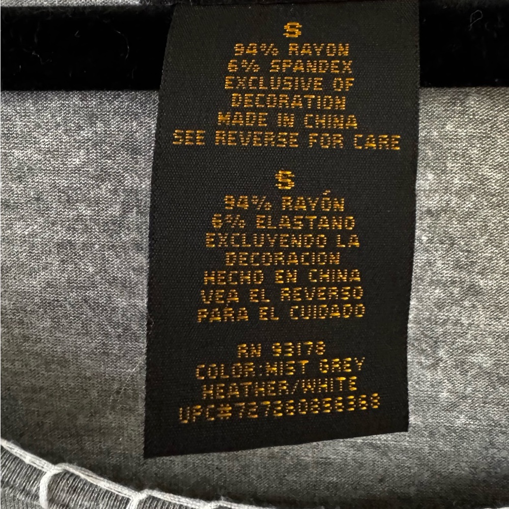 Grace Elements Adorable Gray Embroidered Sleevele… - image 5